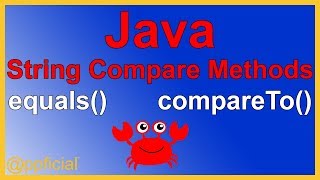 Java String Comparison Methods  equals equalsIgnoreCase compareTo  Java Programming  Appficial [upl. by Gabler]