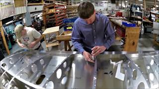 Building the Zenith CH 750 Cruzer kit airplane Top Wing Skins part three [upl. by Nivac]