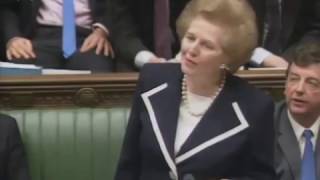 Margaret Thatchers last Prime Ministers Questions 27 November 1990 [upl. by Llerroj]