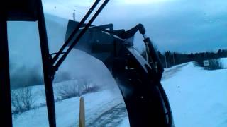 TV6070 with Beaulieu snowblower [upl. by Ansilma]