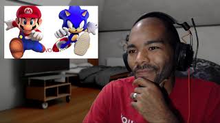 KrimReacts 116 REMATCH  INFINITE STYLE Sonic Vs Mario Rap Battle amp Reaction [upl. by Ariat287]