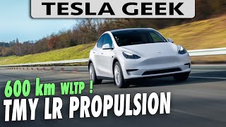 600 KM WLTP pour ce MODEL Y LR Propulsion  il va tout casser [upl. by Narmak]