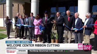 Community leaders cut ribbon on new Ardmore welcome center [upl. by Abrahams]