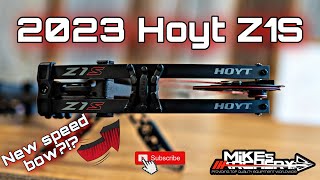 Hoyt 2023 Z1S Bow Review 350 FPS by Mikes Archery [upl. by Rawdin]