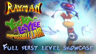 YookaLaylee Impossible Lair  Rayman Mod Full Level Showcase [upl. by Elletse]