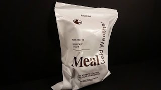 2018 Meal Cold Weather Breakfast Skillet MRE Review Meal Ready to Eat Taste Testing [upl. by Renaxela]