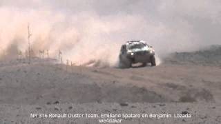 NR 316 DAKAR 2015 Renault Duster Team Emiliano Spataro en Benjamin Lozada [upl. by Gennie639]