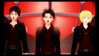 【進撃のMMD】兵士長と威風堂々 [upl. by Hali]