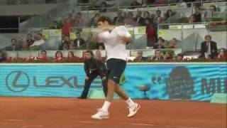 Federer VS Wawrinka Madrid 2010 Highlights [upl. by Nosnibor57]