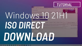 Windows 10 21H1 ISO file direct download WITHOUT Media Creation Tool [upl. by Prior617]