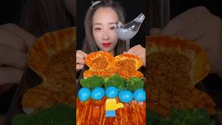 Yummy noodles eating 😋🤤😋😋mukbang asmr food eating cake [upl. by Allenod]