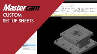 Erics Reminders Setup Sheets in Mastercam [upl. by Nazarius]