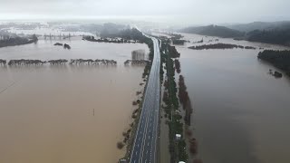 Flooding after downpours hit Chile  AFP [upl. by Pegeen297]