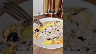 Omlet ze skyrem przepis omlet [upl. by Nelleus]