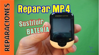 Reparar MP4 sustituir batería [upl. by Mandi]