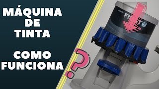 MÁQUINA DE TINTA  TINTOMÉTRICO  FUNCIONAMENTO [upl. by Anier18]