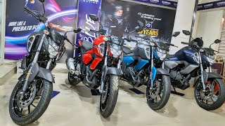 Yamaha FZS V3 BS6  4 Colours Walkaround Review  Which is Best Colour [upl. by Gettings]