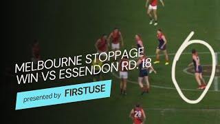 AFL Melbourne Stoppage Dominance Rd 18 [upl. by Aruol294]