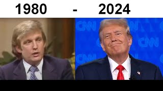 Donald Trump  Clip from every year from 1980 to 2024 [upl. by Sihun]