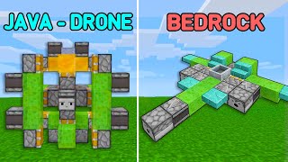 Minecraft 5 Best Plane Redstone Drone in Java and Bedrock [upl. by Ardaid]