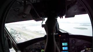 ATTERRISSAGE  LANDING SXM COCKPIT [upl. by Neirual]