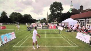 touchtennis Jamie Sacchi grinding out a win All England 2014 [upl. by Kwei]