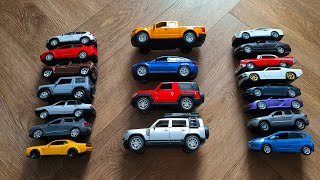 Floor Filled With Model Car Units BMW SUZUKI Lada Honda Range Rover Chevrolet Renault and [upl. by Magdala636]