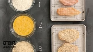 The Standard Breading Process in 3 Easy Steps  Kitchen Conundrums with Thomas Joseph [upl. by Alastair211]