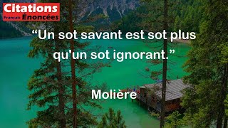 Un sot savant est sot plus quun sot ignorant  Molière [upl. by Song449]