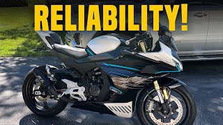 SPORT BIKE UPDATE CFMOTO 450SS RELIABILITY [upl. by Sallee624]