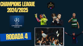 Champions League 20242025 Quarta Rodada da Champions League Destaques e Surpresas  Bola de Ouro [upl. by Philbin]