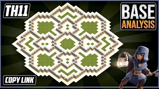 THE NEW BEAST TH11 HYBRIDTROPHY Base 2023 COC TownHall 11 TH11 Trophy Base Design–Clash of Clans [upl. by Euginom722]