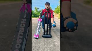 Plastic Cricket kit set🏏Tennis rubber amp wind ball [upl. by Enaelem]