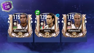 Claiming 3 PRIME ICONS  Squad Upgrade to 230 OVR  Fifa Mobile 21 [upl. by Yle]