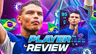 95 END OF AN ERA THIAGO SILVA SBC PLAYER REVIEW EOAE PREMIUM SBC  FC 24 ULTIMATE TEAM [upl. by Bartolemo]