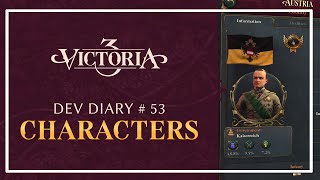 Victoria 3 Dev Diary 53 Characters [upl. by Nawrocki594]