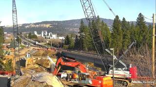 Sullivan West Bridge Reconstruction Timelapse Video [upl. by Wende]