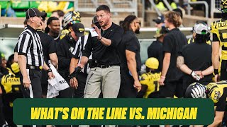 Whats on the Line for No 1 Oregon vs Michigan  2025 Recruiting Tidbits  Ducks Dish Podcast [upl. by Lamoree]