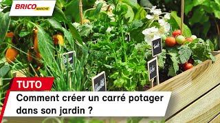 Comment créer un carré potager   Bricomarché [upl. by Immij975]