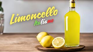 Tradicional Limoncello Italiano  Truco Para Hacerlo Único [upl. by Drofhsa]