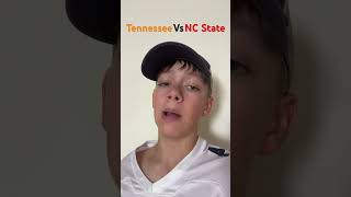 Tennessee vs NC State Game Prediction collegefootballfootballsports [upl. by Pals]