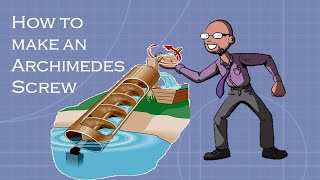 How to Make an Archimedes Screw STEM education activity for children  pupils  parents  teachers [upl. by Filippo]