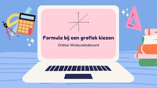 VMBO Formule bij grafiek kiezen [upl. by Burkley]