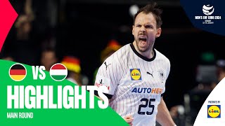 A HUGE step forward  Germany vs Hungary  Highlights  Mens EHF EURO 2024 [upl. by Ro587]