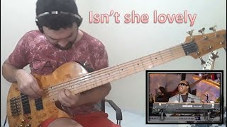 Isnt she lovely  Bass cover Stevie Wonder [upl. by Ermanno224]