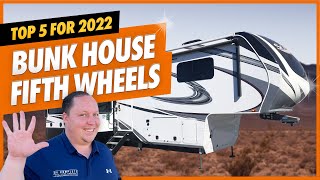 2022 Top 5 BEST 5th Wheels with Bunks Matts RV Reviews Awards [upl. by Oiragelo]