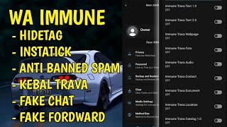 WHATSAPP IMMUNE ANTI BANNED SPAM amp KEBAL ALL BUG VIRTEX ADA FAKE CHAT JUGA ‼️ [upl. by Munmro]