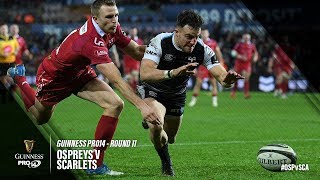 Guinness PRO14 Round 11 Highlights Ospreys vs Scarlets [upl. by Aronoff439]