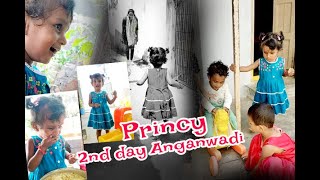 Princy  2nd Day  Anganwadi  4k [upl. by Gris]