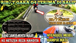 Gereget Akhirnya Bang Emosi rib✓T ‼️Ga terima Di Salip Hampir Crash Karena ini ⁉️ [upl. by Atoiganap]